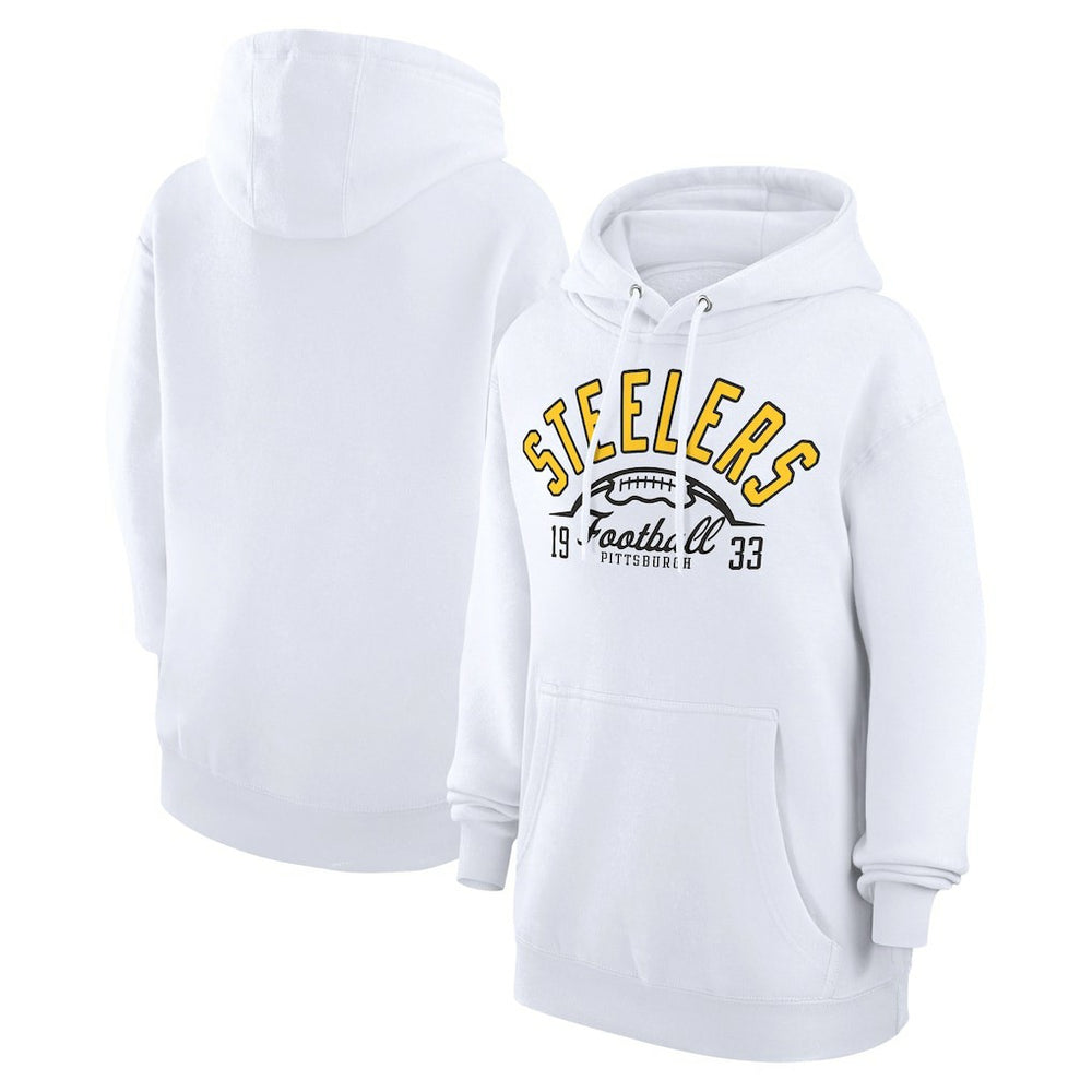 NFL Pittsburgh Steelers Starter Unisex Half Ball Team Fleece Pullover Hoodie