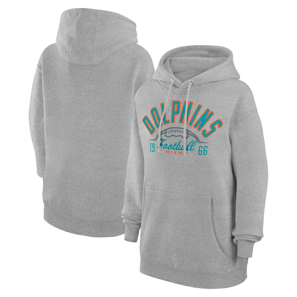 NFL Miami Dolphins Starter Unisex Half Ball Team Fleece Pullover Hoodie