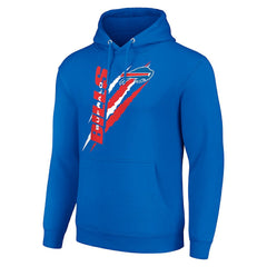 NFL Buffalo Bills Starter Unisex Color Scratch Fleece Pullover Hoodie