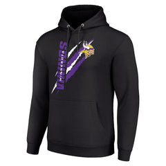 NFL Minnesota Vikings Starter Unisex Color Scratch Fleece Pullover Hoodie