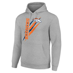 NFL Denver Broncos Starter Unisex Color Scratch Fleece Pullover Hoodie