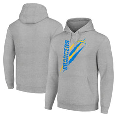 NFL Los Angeles Chargers Starter Unisex Color Scratch Fleece Pullover Hoodie