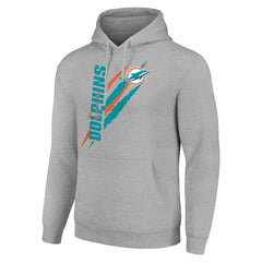 NFL Miami Dolphins Starter Unisex Color Scratch Fleece Pullover Hoodie