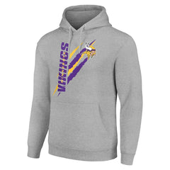 NFL Minnesota Vikings Starter Unisex Color Scratch Fleece Pullover Hoodie