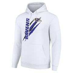 NFL Baltimore Ravens Starter Unisex Color Scratch Fleece Pullover Hoodie