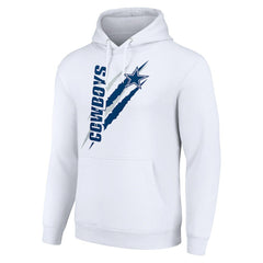 NFL Dallas Cowboys Starter Unisex Color Scratch Fleece Pullover Hoodie