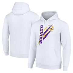 NFL Minnesota Vikings Starter Unisex Color Scratch Fleece Pullover Hoodie