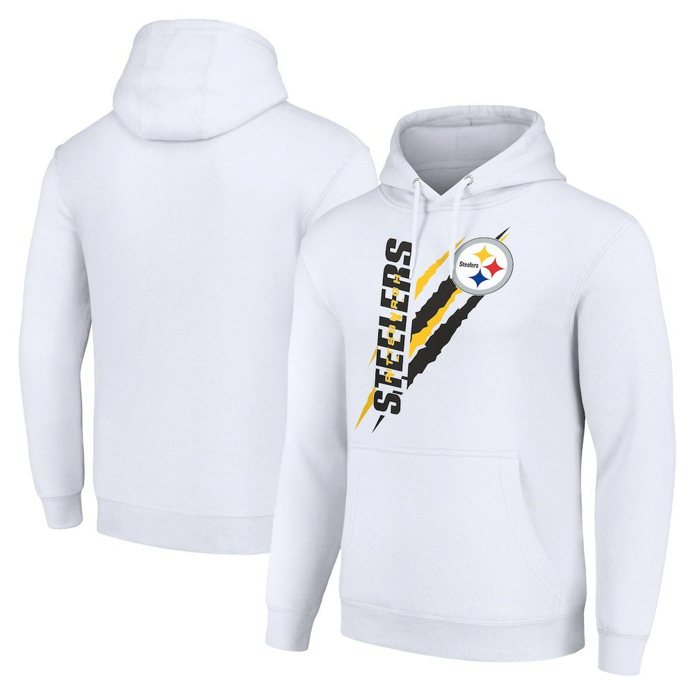 NFL Pittsburgh Steelers Starter Unisex Color Scratch Fleece Pullover Hoodie