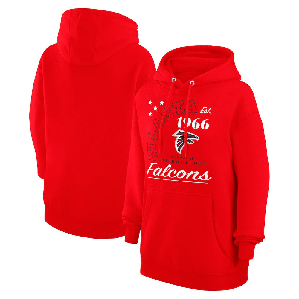 NFL Atlanta Falcons Starter Unisex Arch Team Fleece Pullover Hoodie