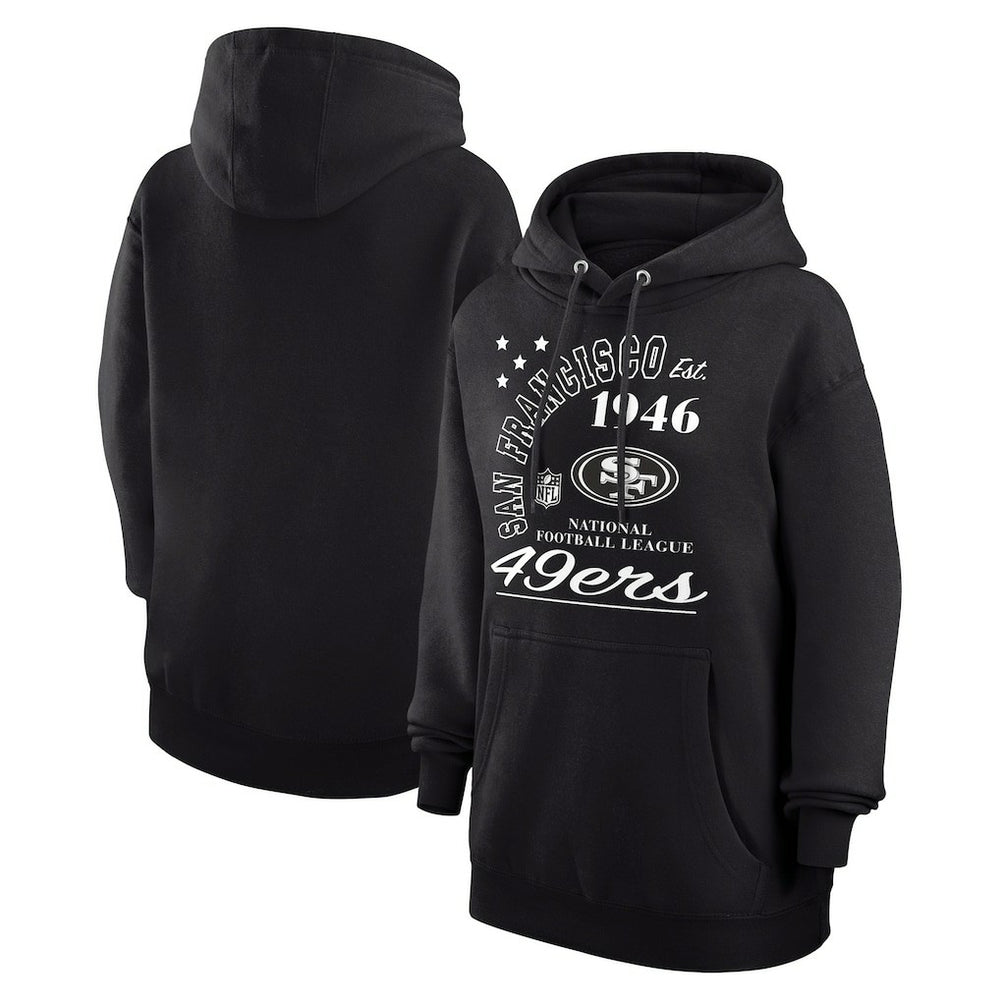 NFL San Francisco 49ers Starter Unisex Arch Team Fleece Pullover Hoodie