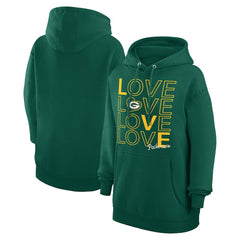 NFL Green Bay Packers G-III 4Her by Carl Banks Women's Love Graphic Pullover Hoodie