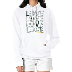 NFL Green Bay Packers G-III 4Her by Carl Banks Women's Love Graphic Pullover Hoodie