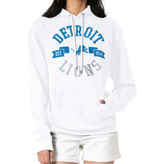 NFL Detroit Lions G-III 4Her by Carl Banks Women's City Graphic Team Fleece Pullover Hoodie