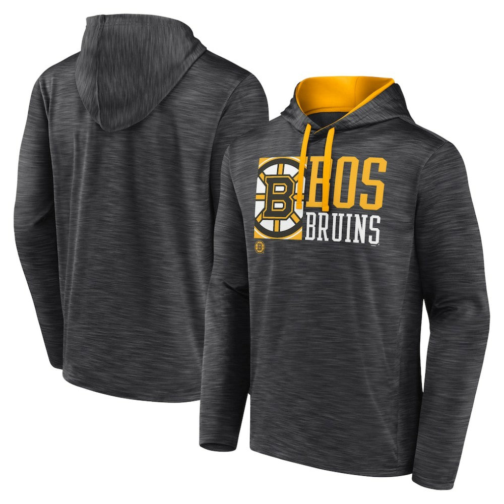 Boston Bruins Fanatics Never Quit Pullover Hoodie