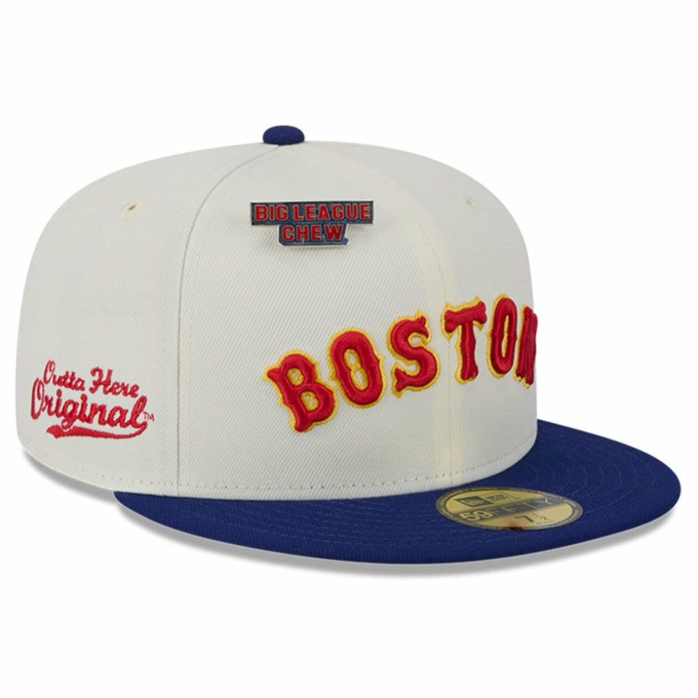 Boston Red Sox Big League Chew Original 59FIFTY Fitted Hat - White | New Era