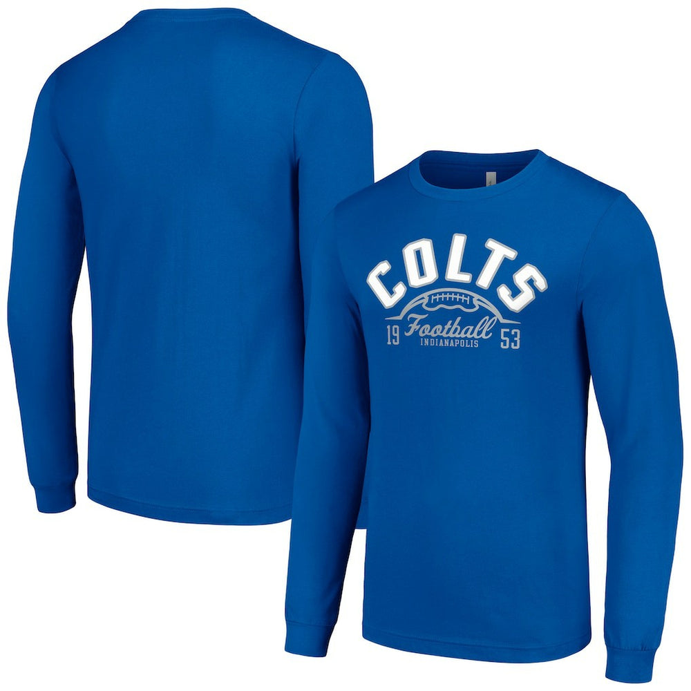 NFL Indianapolis Colts Starter Half Ball Team Long Sleeve T-Shirt