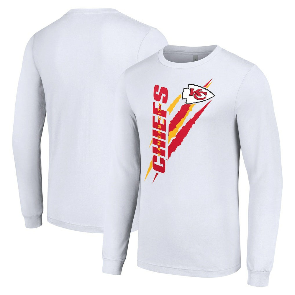 NFL Kansas City Chiefs Starter Color Scratch Long Sleeve T-Shirt