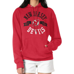 New Jersey Devils G-III 4Her by Carl Banks Women's City Graphic Fleece Pullover Hoodie