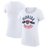 Florida Panthers G-III 4Her by Carl Banks Women's Super-Slim Fit Lightweight City Graphic Sport Crewneck T-Shirt