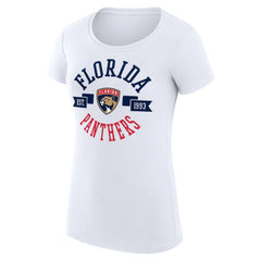 Florida Panthers G-III 4Her by Carl Banks Women's Super-Slim Fit Lightweight City Graphic Sport Crewneck T-Shirt