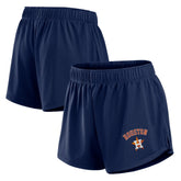 Houston Astros Women's Mesh Shorts - Navy