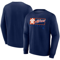 Houston Astros Focus Fleece Pullover Sweatshirt - Navy