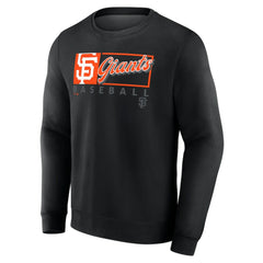 San Francisco Giants Focus Fleece Pullover Sweatshirt - Black