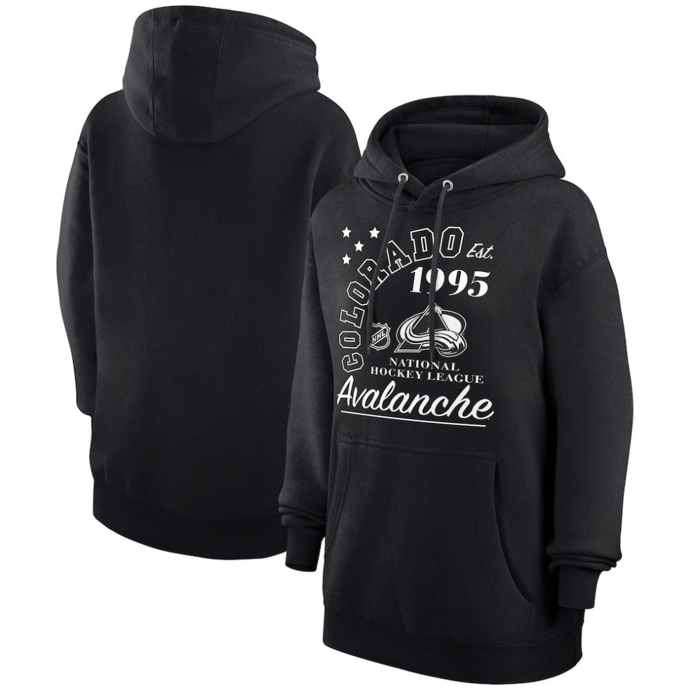 Colorado Avalanche Starter Arch City Team Graphic Fleece Pullover Hoodie
