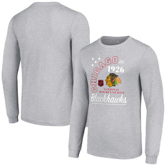 Chicago Blackhawks Starter Arch City Theme Graphic Long Sleeve T-Shirt