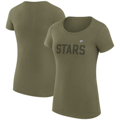 Dallas Stars G-III 4Her by Carl Banks Women's Super-Slim Fit Lightweight Dot Print Team T-Shirt