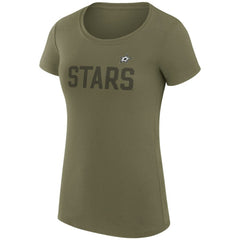 Dallas Stars G-III 4Her by Carl Banks Women's Super-Slim Fit Lightweight Dot Print Team T-Shirt