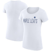 Toronto Maple Leafs G-III 4Her by Carl Banks Women's Super-Slim Fit Lightweight Dot Print Team T-Shirt