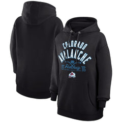 Colorado Avalanche Starter Puck Pullover Hoodie