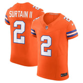 NFL Denver Broncos Patrick Surtain II Vapor F.U.S.E. Elite Jersey Vapor F.U.S.E. Elite Jersey