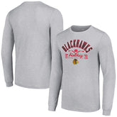Chicago Blackhawks Starter Puck Long Sleeve T-Shirt