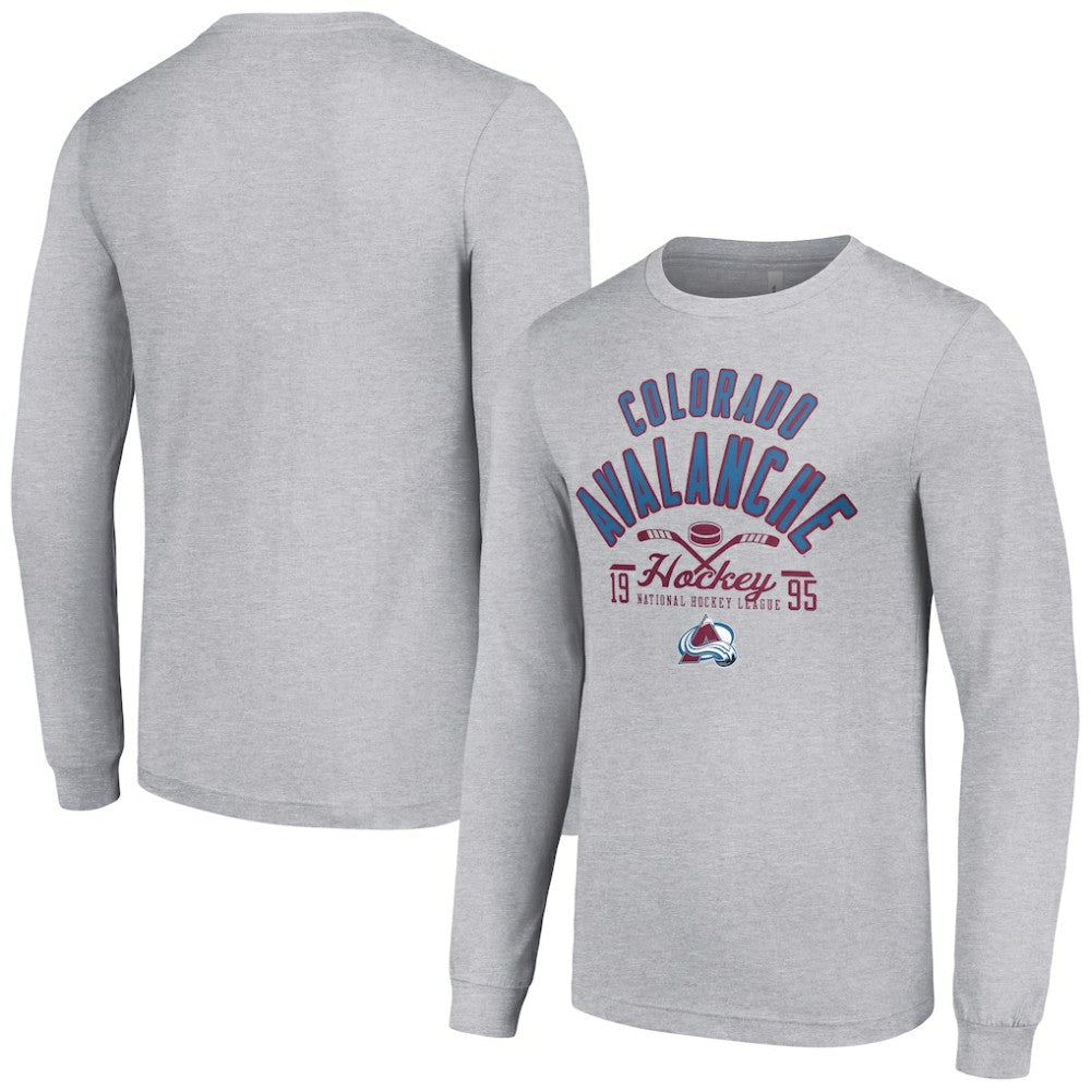 Colorado Avalanche Starter Puck Long Sleeve T-Shirt