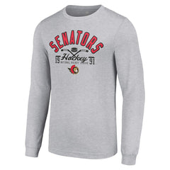 Ottawa Senators Starter Puck Long Sleeve T-Shirt