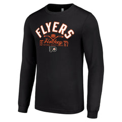 Philadelphia Flyers Starter Puck Long Sleeve T-Shirt