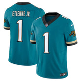 NFL Jacksonville Jaguars Travis Etienne Prowler Throwback Vapor F.U.S.E. Limited Jersey