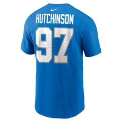 NFL Detroit Lions Aidan Hutchinson Name & Number T-Shirt