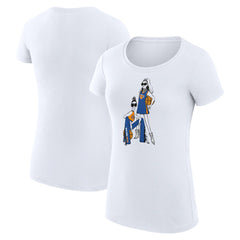 New York Knicks G-III 4Her by Carl Banks Women's Super-Slim Fit Lightweight Basketball Girls T-Shirt - White outlet
