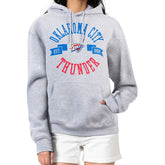 Oklahoma City Thunder G-III 4Her by Carl Banks Women's City Pullover Hoodie - Heather Gray outlet