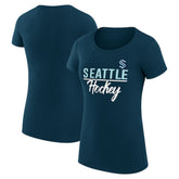 Seattle Kraken G-III 4Her by Carl Banks Women's Super-Slim Fit Lightweight Team Sport T-Shirt
