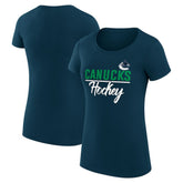 Vancouver Canucks G-III 4Her by Carl Banks Women's Super-Slim Fit Lightweight Team Sport T-Shirt