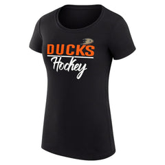 Anaheim Ducks G-III 4Her by Carl Banks Women's Super-Slim Fit Lightweight Team Sport T-Shirt