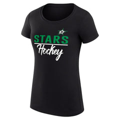 Dallas Stars G-III 4Her by Carl Banks Women's Super-Slim Fit Lightweight Team Sport T-Shirt