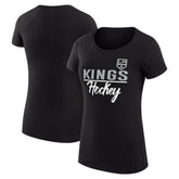 Los Angeles Kings G-III 4Her by Carl Banks Women's Super-Slim Fit Lightweight Team Sport T-Shirt