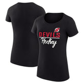 New Jersey Devils G-III 4Her by Carl Banks Women's Super-Slim Fit Lightweight Team Sport T-Shirt