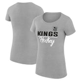 Los Angeles Kings G-III 4Her by Carl Banks Women's Super-Slim Fit Lightweight Team Sport T-Shirt