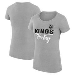 Los Angeles Kings G-III 4Her by Carl Banks Women's Super-Slim Fit Lightweight Team Sport T-Shirt